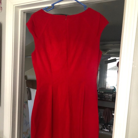 Calvin Klien Red Dress Size 10 - Picture 3 of 3